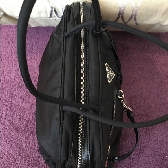 Authentic Vintage Prada Italy Shoulder Bag & Vintage Black Leather Prada Wallet - Picture 6 of 12